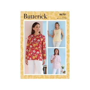 Butterick Tipar bluze femei B 6751