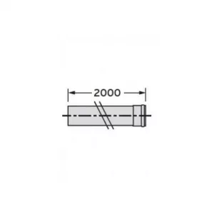 Vaillant tub prelungitor 2m DN80 303255