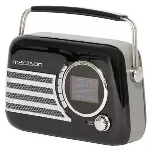 Madison RADIO FM/DAB PORTABIL VINTAGE 40W CU FUNCTIE BLUETOOTH/AUX