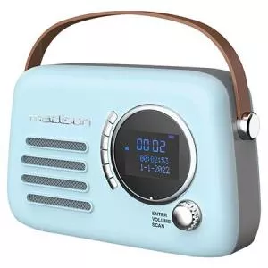 Madison RADIO FM/DAB PORTABIL VINTAGE 30W CU FUNCTIE BLUETOOTH/AUX