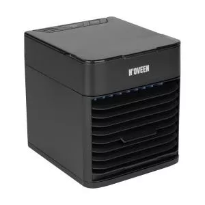 N'OVEEN Mini racitor de aer MAC330, 3 functii, iluminare LED (Negru)