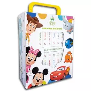 Litera Cutie. Disney Baby. Prima mea bibliotecă (12 cărticele)