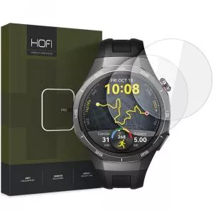 Hofi Folie Protectie Glass PRO+ pentru Huawei Watch GT 5 Pro 46mm, Set 2 bucati, Sticla Securizata
