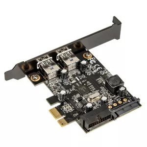 SilverStone Adaptor Low Profile PCIe x1 (gen 2.0) - 4x USB 3.0 (SST-EC04-E)