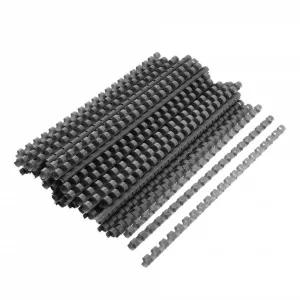 Fellowes Spire de plastic, 8 mm, 100 bucati/set, negru