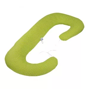 BabyNeeds Soft Plus - Perna 3 in 1 Bulinute mici alb cu verde
