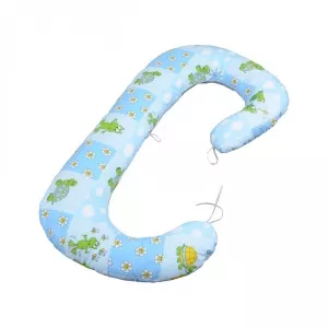 BabyNeeds Soft- Perna 3 in 1 Broscuta vesela - Albastru