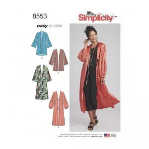Simplicity Tipar kimono femei S8553