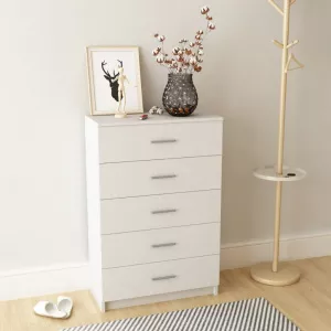 vidaXL Dulap de depozitare din PAL, 71 x 35 x 108 cm, alb