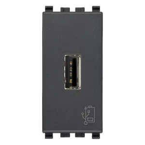 Vimar Alimentator USB 5V 1,5A 1M  gri antracit Eikon