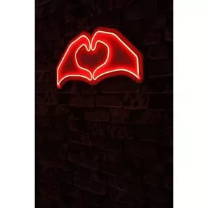 Neon Graph Decoratiune luminoasa LED, Sweetheart, Benzi flexibile de neon, DC 12 V, Rosu