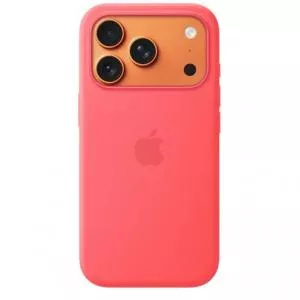 Apple Silicone Case with MagSafe Bright Guava pentru iPhone 17 Pro