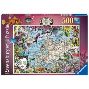 Ravensburger HARTA EUROPEI, 500 PIESE 16760