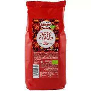 Caffe Salomoni Cafea si cacao Bio macinata, Salomoni, 250 g