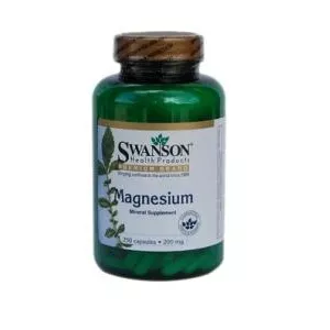 Swanson Magnesium 200 mg, 250 capsule