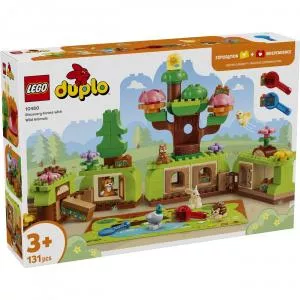 LEGO DUPLO - Padurea descoperirilor cu animale salbatice (10480)
