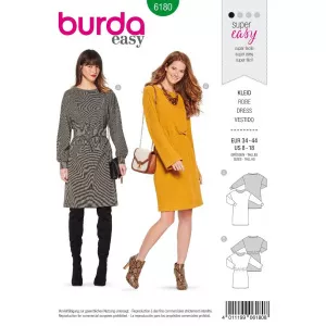 Burda Style Tipar rochii casual 6180