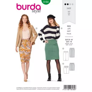Burda Style Tipar fuste office 6184