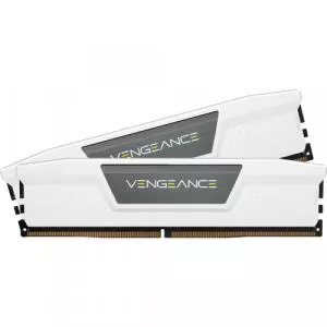 Corsair VENGEANCE® 64GB (2x32GB) DDR5 DRAM 5200MHz C40 Memory Kit — White CMK64GX5M2B5200C40W
