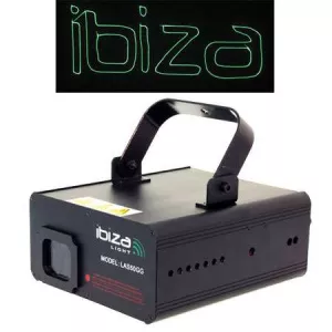 Ibiza Sound LASER 50MW DMX GREEN GRAPHIC