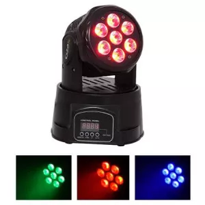 Ibiza Sound MOVING HEAD 7X10W 4 IN 1 LED RGBW