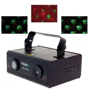 Ibiza Sound LASER 150MW RED + 60MW GREEN DMX GRAPHIC