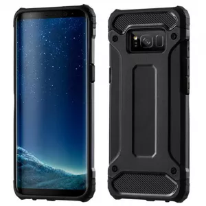 Techsuit Samsung Galaxy S8 Plus Silicon Antisoc Negru Hybrid Armor