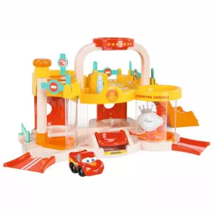 Smoby Pista de Masini Vroom Planet Garage cu Masinuta Cars