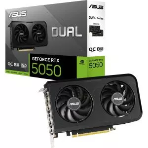 Asus Placa video dual fan RTX 5050 8GB GDDR6 128bit PCIe 5.0 1xHDMI 2xDP