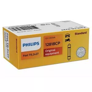 Philips Bec T6,2x27 12V 3W SV6