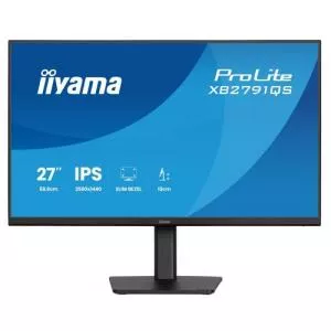 Iiyama Monitor IPS LED ProLite 27inch XB2791QS-B1, QHD (2560 x 1440), HDMI, DisplayPort, Boxe, Pivot, 75 Hz, 1 ms (Negru)