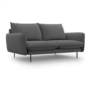 Cosmopolitan Design Canapea Vienna, 160 cm, gri închis