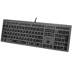 A4Tech Tastatura Fstyler FX60H, Wired, USB, iluminare (Negru)
