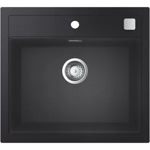 Grohe K700 , 1 cuva, compozit quartz, negru