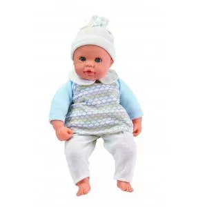 Falca Bebelus 48 cm cu 2 schimburi de pijamale