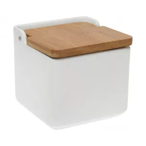 Versa Recipient pentru sare, Mena, 12x8x12 cm -, Alb