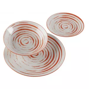 Versa Set de masa 18 piese, Red, 2143678