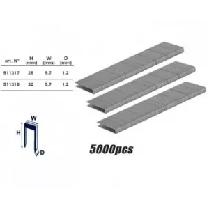 Raider Set capse pentru pistol pneumatic RD-AS02 32x5,7x1,2mm