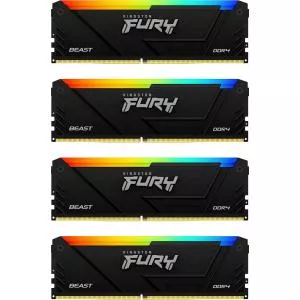 Kingston Fury Beast RGB 32GB (4x8GB) DDR4 3600MHz CL17  KF436C17BB2AK4/32