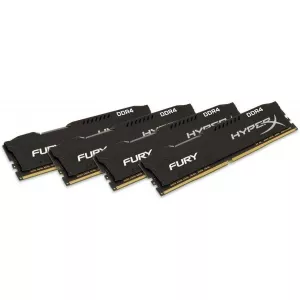Kingston FURY  Black - 64GB Kit*(4x16GB) - DDR4 2666MHz CL16 DIMM (HX426C16FBK4/64)