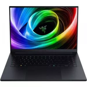 Razer Laptop Gaming Blade 16 (Procesor AMD Ryzen™ AI 9 365 (24M Cache, up to 5.0 GHz), 16inch WQXGA OLED 240Hz, 16GB LPDDR5X, 1TB SSD, NVIDIA GeForce RTX 5060 @8GB, Win 11 Home, Negru)