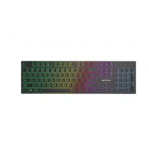 Serioux Tastatura SRXK-SKB709RGB, iluminare RGB, Wired, USB (Negru)
