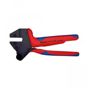 Knipex Cleste sertizare, bacuri interschimbabile, mare precizie, mecanism cu clicket, instalari panouri fotovoltaice (97 43 200 A)