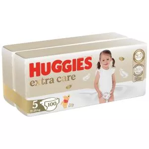 Huggies Extra Care Mega, Nr 5, 11-25 kg, 100 buc 