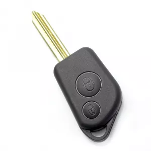 Carguard Citroen / Peugeot - Carcasa cheie cu 2 butoane Best CarHome