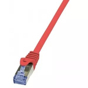 LogiLink Patch Cable Cat.6A 10G S/FTP PIMF PrimeLine red 7,50m CQ3084S