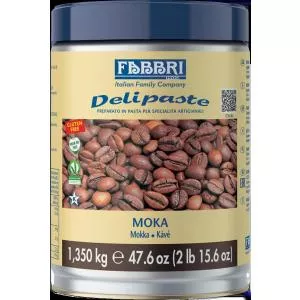 Fabbri Pasta aromatizanta Cafea Moka Delipaste, 1.35 kg