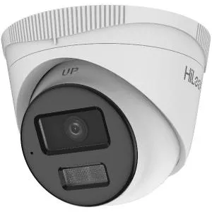 Hikvision Camera supraveghere IP Dome cu iluminare duala HiLook IPC-T240HA-LUC, 4 MP, 2.8 mm, IR/lumina alba 20 m, microfon, PoE