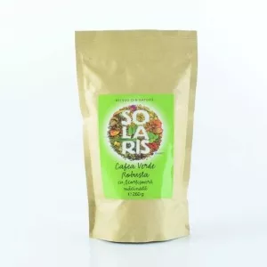 Solaris Plant CAFEA VERDE ARABICA MACINATA CU SCORTISOARA 260g