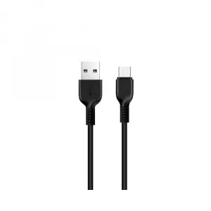 Hoco X20 Snow Storm, USB Type-C, 1M 2.4 A, Negru
